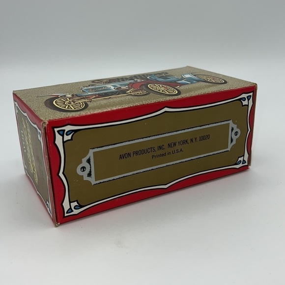 AVON STANLEY STEAMER WILD COUNTRY AFTER SHAVE DECANTER VINTAGE IN BOX - Picture 11 of 15